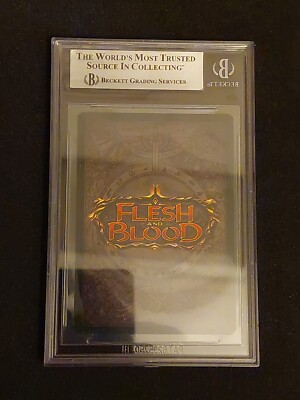 Heart of Fyendal German RAINBOW FOIL BGS 9++ Flesh and Blood Card