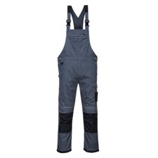 Image of Portwest PW3 Work BiB & Brace Overall Triple Stitched Durable Workwear Dungarees