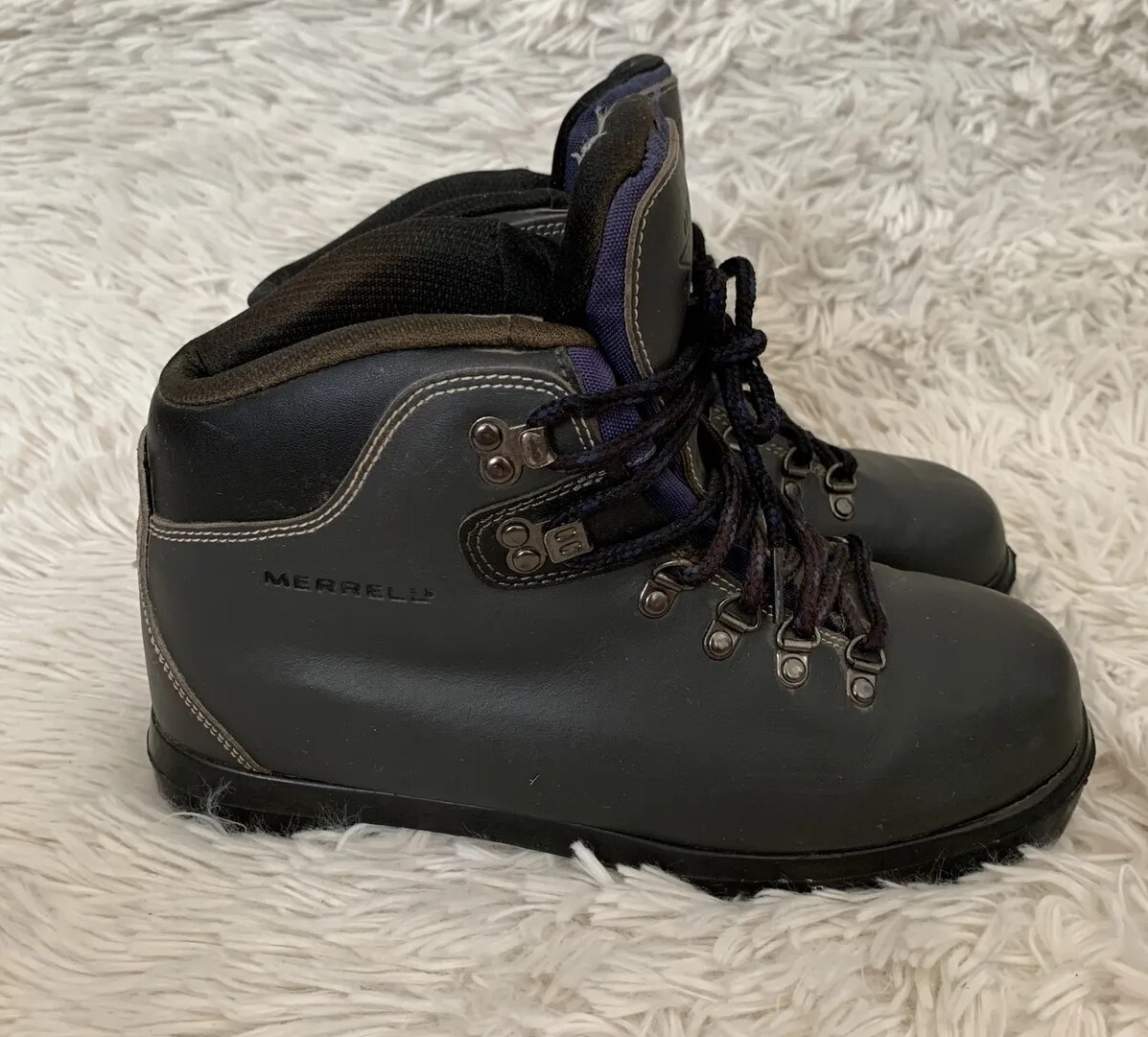 MERRELL NNN BC Frontier II Nordic Cross Country Leather Ski Boots Men's