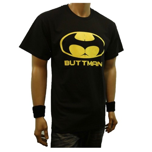 Hombres Divertida Gráfica Camiseta BUTTMAN Informal Moda Humor Urbano Hipster Camiseta - Imagen 2 de 5
