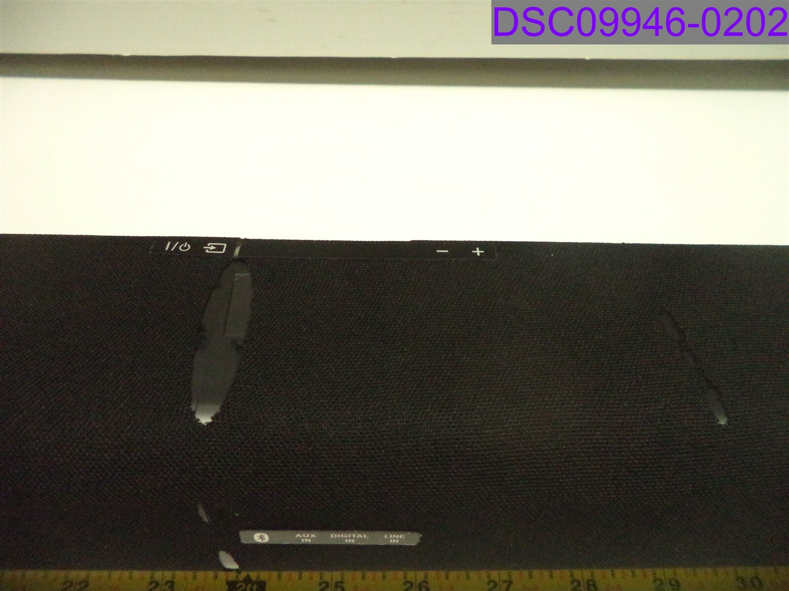 NO BOX, Torn BAR ONLY RCA Home Theater Sound Bar Model