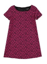 BRAND NEW VERSACE KIDS LA-GRECA PRINT DRESS SZ 10 RRP $989.95