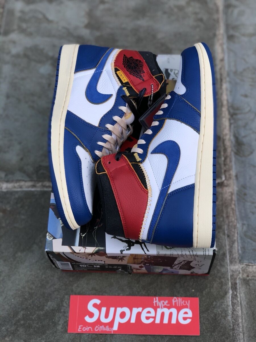 Size 10.5 - Jordan 1 Retro High x Union Storm Blue 2018 Size 10.5 - Jordan 1 Retro High x Union Storm Blue 2018