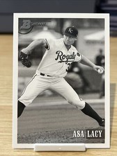 ASA LACY 2021 Bowman Heritage #105 KANSAS CITY ROYALS BLACK & WHITE parallel 