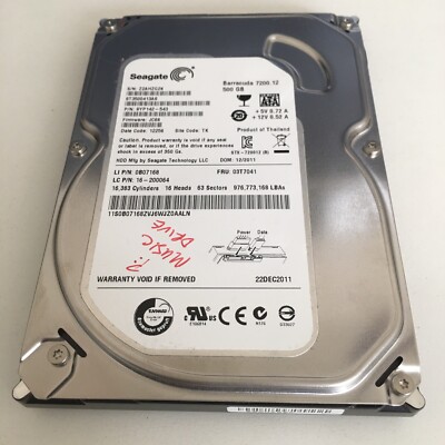 SEAGATE BARRACUDA 7200.12 500GB 7.2k 16MB SATA III 3.5'' ST3500413AS