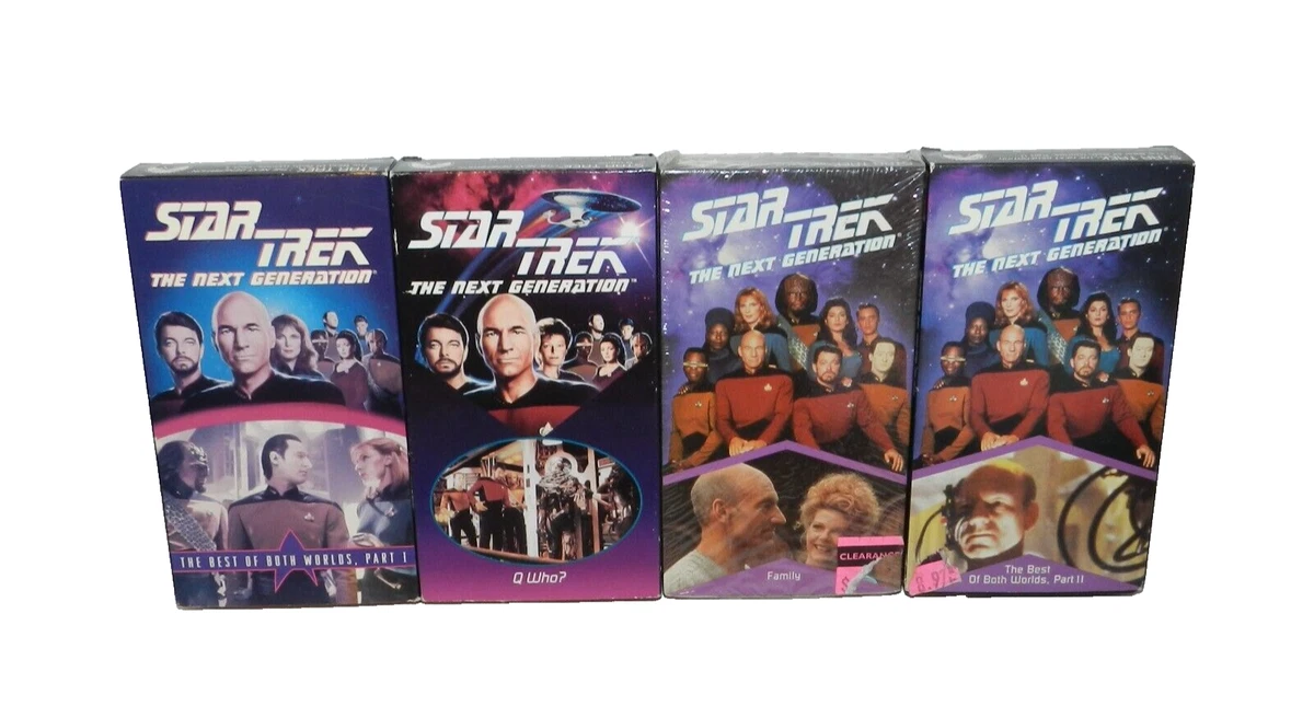 Star Trek: The Next Generation Limited Edition VHS Tapes for sale