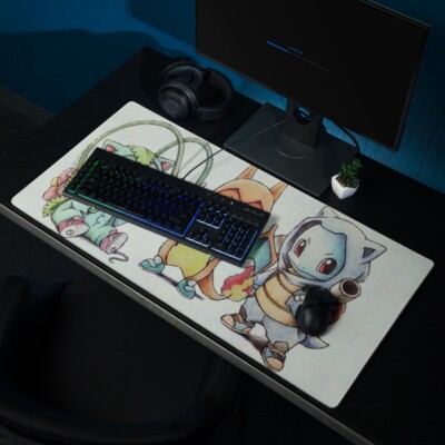 Gaming Mauspad - Pokémon rutschfest wasserdicht