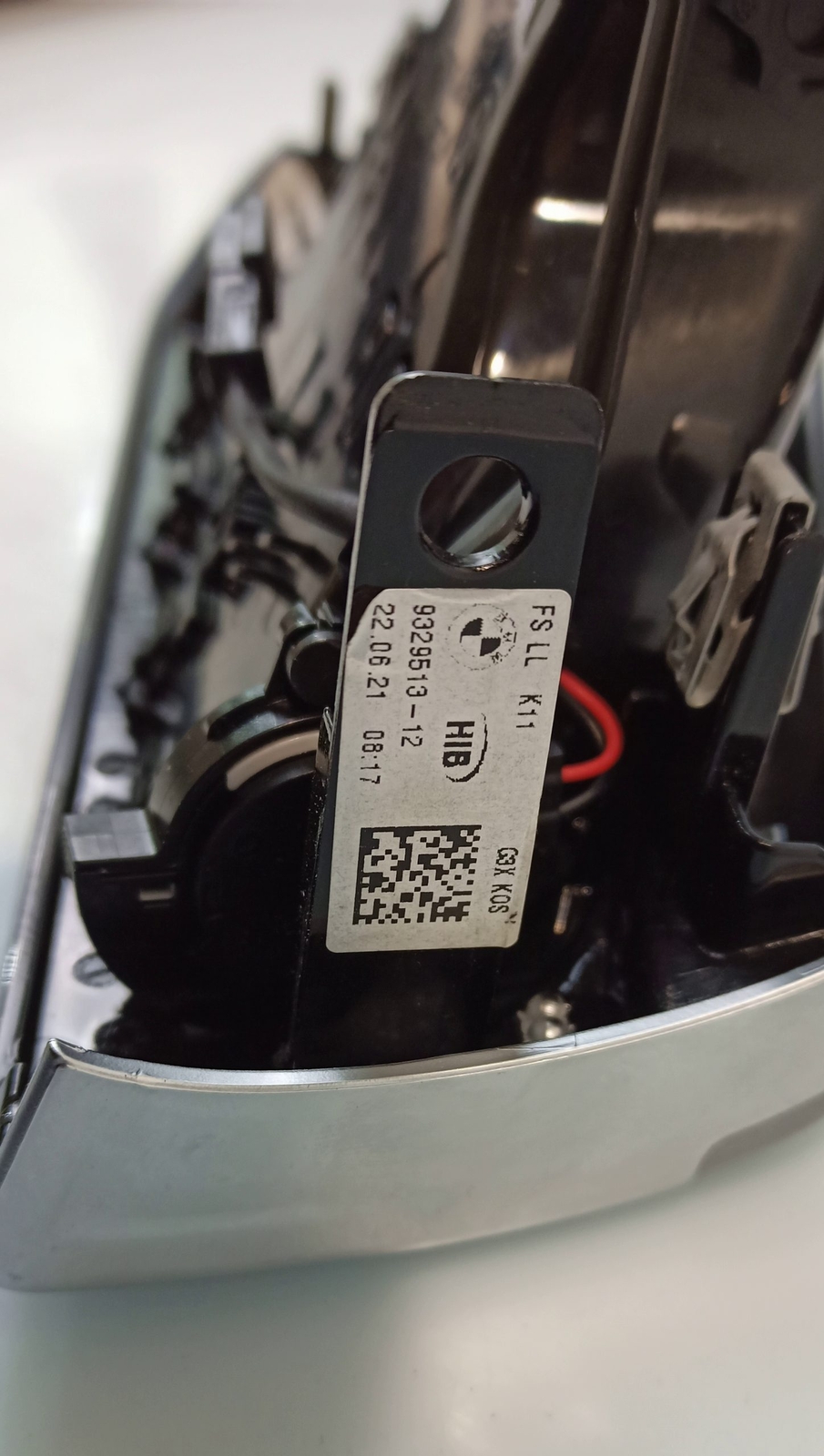 BMW OEM Dashboard decor trim silver oxide Perlglanz Chrome 9329515  