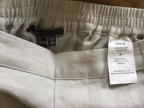 VINCE Girls Pants Seam Sierra Gray X- Large. Retail $88 NWT - Picture 2 of 4