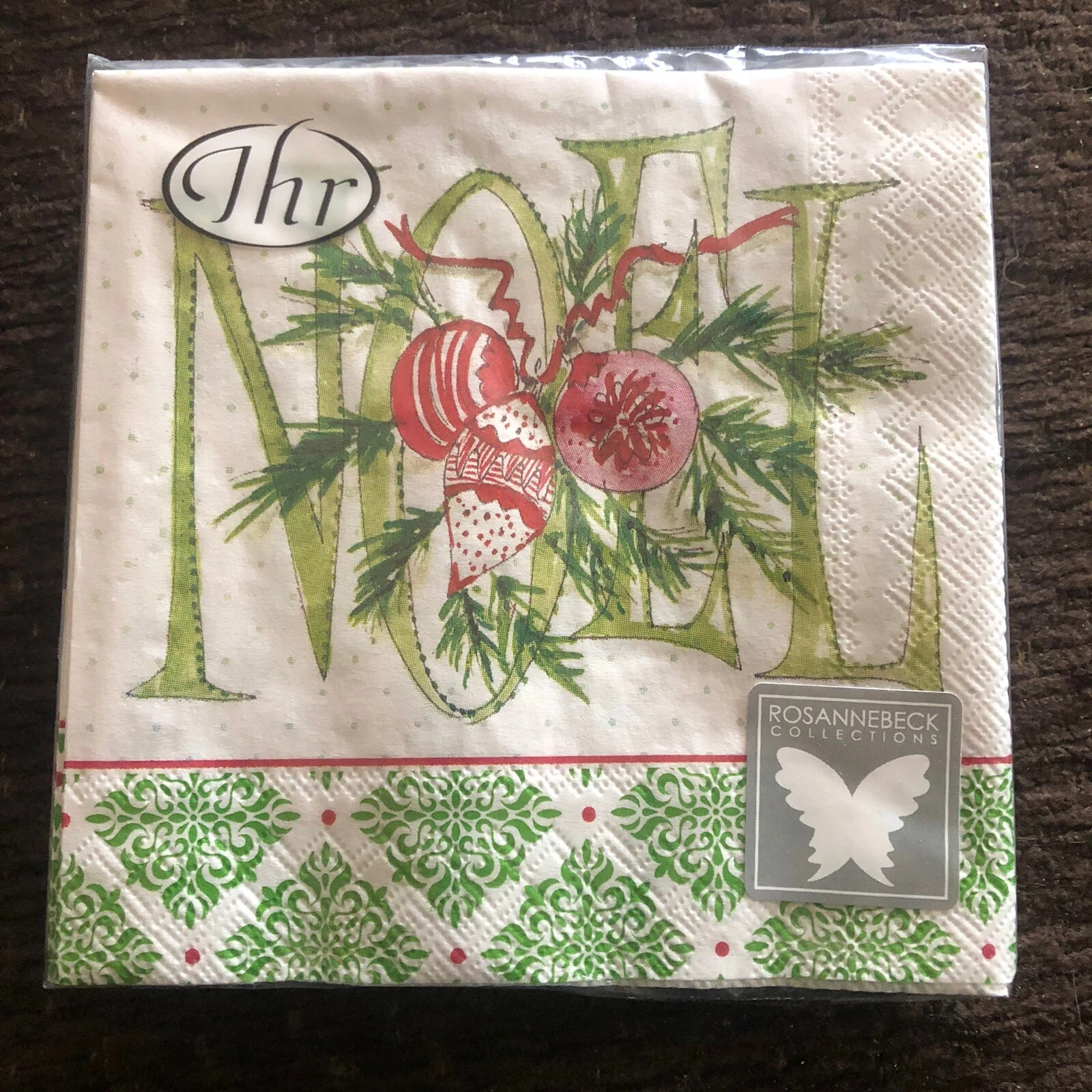 RosanneBeck Collections Noel Cocktail Napkins - Thumbnail 2