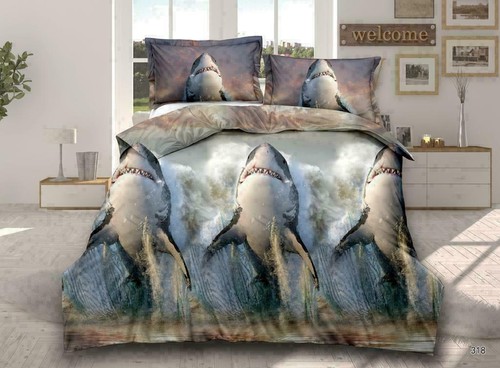 3D Duvet Cover Bedding Set With Fitted Sheet And Pillow Case Single Double King* - Picture 27 of 48