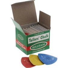 Sullivans USA Tailors Chalk 12pc Set, Assorted Colors - Sullivans