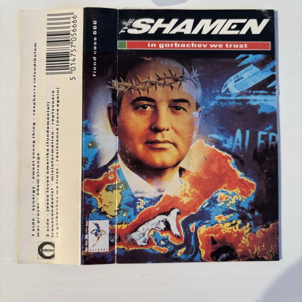 THE SHAMEN - IN GORBACHEV WE TRUST (UK CASSETTE TAPE) - Image 4 of 4