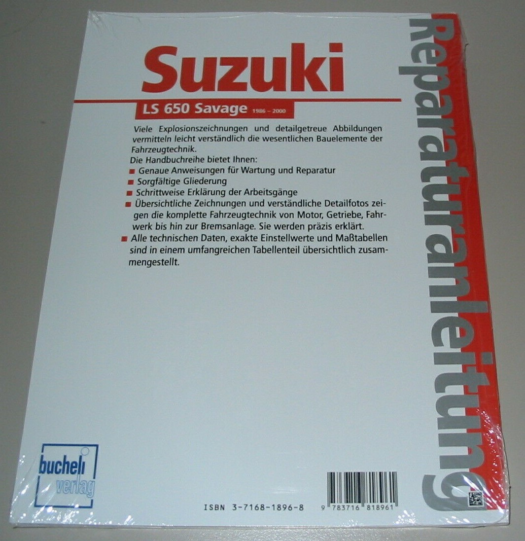 Thumbnail - Reparaturanleitung Suzuki Ls 650 Savage 1986 - 2000 Motorrad Bucheli