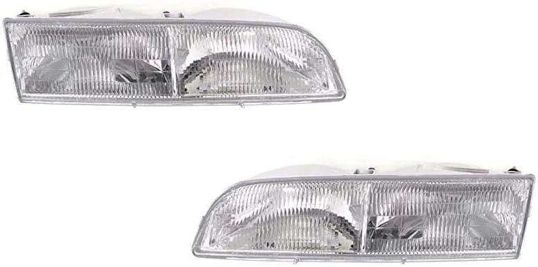 Headlights For Ford Crown Victoria 1992 1993 1994 1995 1996 1997 Left Right Pair Foto 3 de 4
