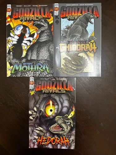 Godzilla Rivals Mothra/Hedorah/King Ghidorah One Shots IDW