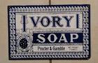 Ivory Soap Proctor and Gamble Products Vintage Porcelain Metal Sign 12 x 8"