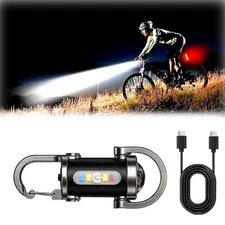 Super Bright LED Mini Flashlight USB Rechargeable Pocket Keychain Torch - 2025