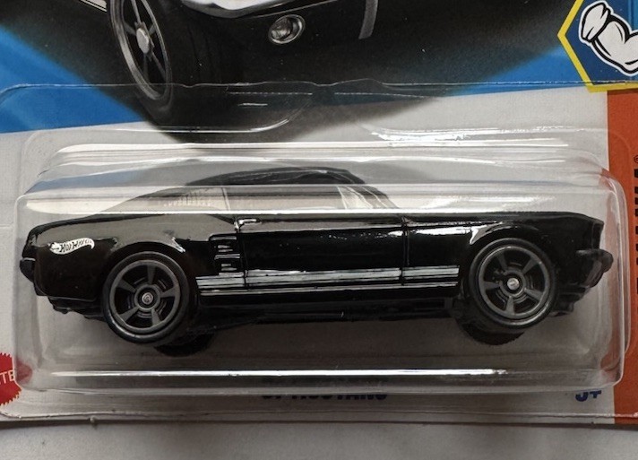 Hot Wheels '67 Mustang Nera – Muscle Mania 3/10, Scala 1:64, Pressofuso, Collezione 189/250, Auto Da Collezione