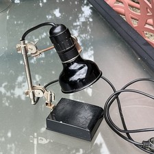⭐️ LAMPE INDUSTRIELLE VINTAGE GRAS LUMINA SINGER SEWING INDUSTRIAL TABLE