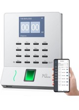 NGTeco 2-in-1 Biometric Clock Fingerprint & P...