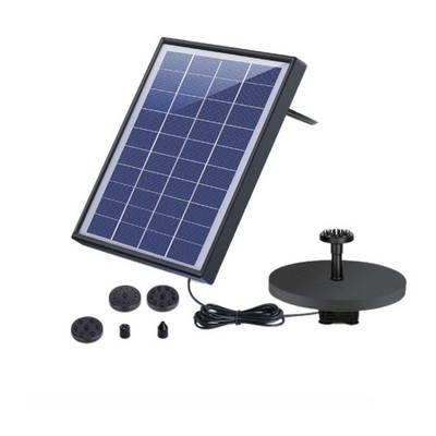 5-W-Solarbrunnen-Kraftpumpe mit 6 Düsen für Vogelbad, Aquarium, Teich oder 2609