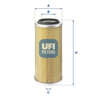 UFI 27.881.00 Luftfilter FüR VW Nissan