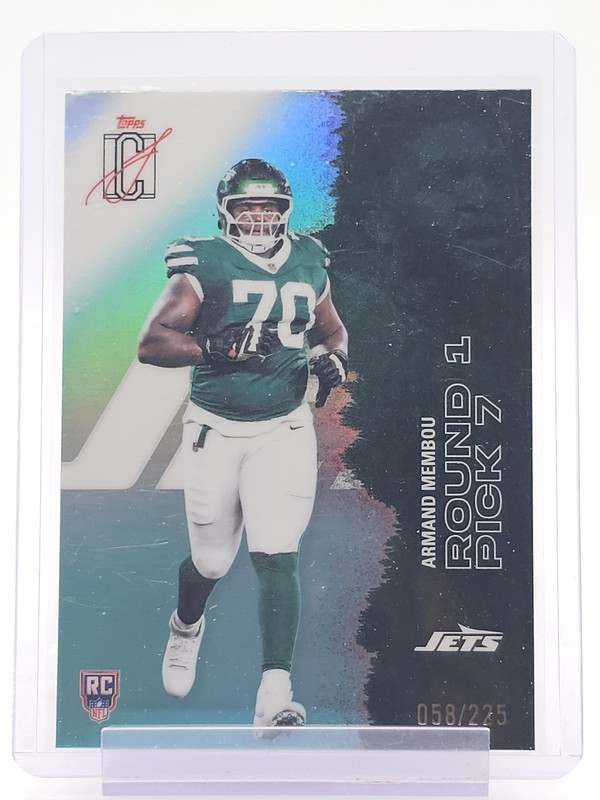 ARMAND MEMBOU 2025 TOPPS SIGNATURE CLASS CHROME ROOKIE TEAL REFRACTOR /225 Q5677