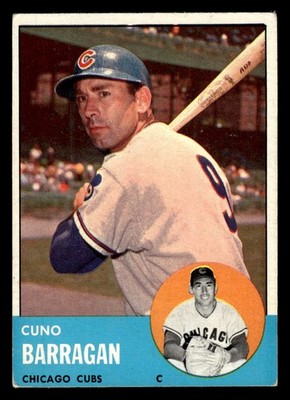 Cuno Barragan 1963 Topps #557 Chicago Cubs