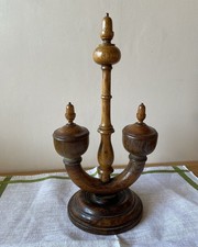 ancien service condiment salière poivrière  bois art populaire