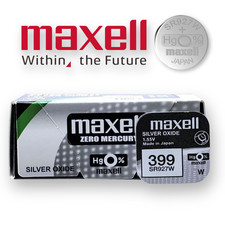 399 SR927W MAXELL Watch Batteries SR57 1.55V Cell Silver Oxide *EXPIRY 12/2027*