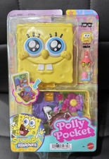 Mattel - Polly Pocket Spongebob Squarepants Compact New Toy Paper Doll