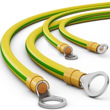 Erdungskabel Erdungsleitung 4mm² 6mm² mit Ringkabelschuh isoliert M4 M10 Erdung 