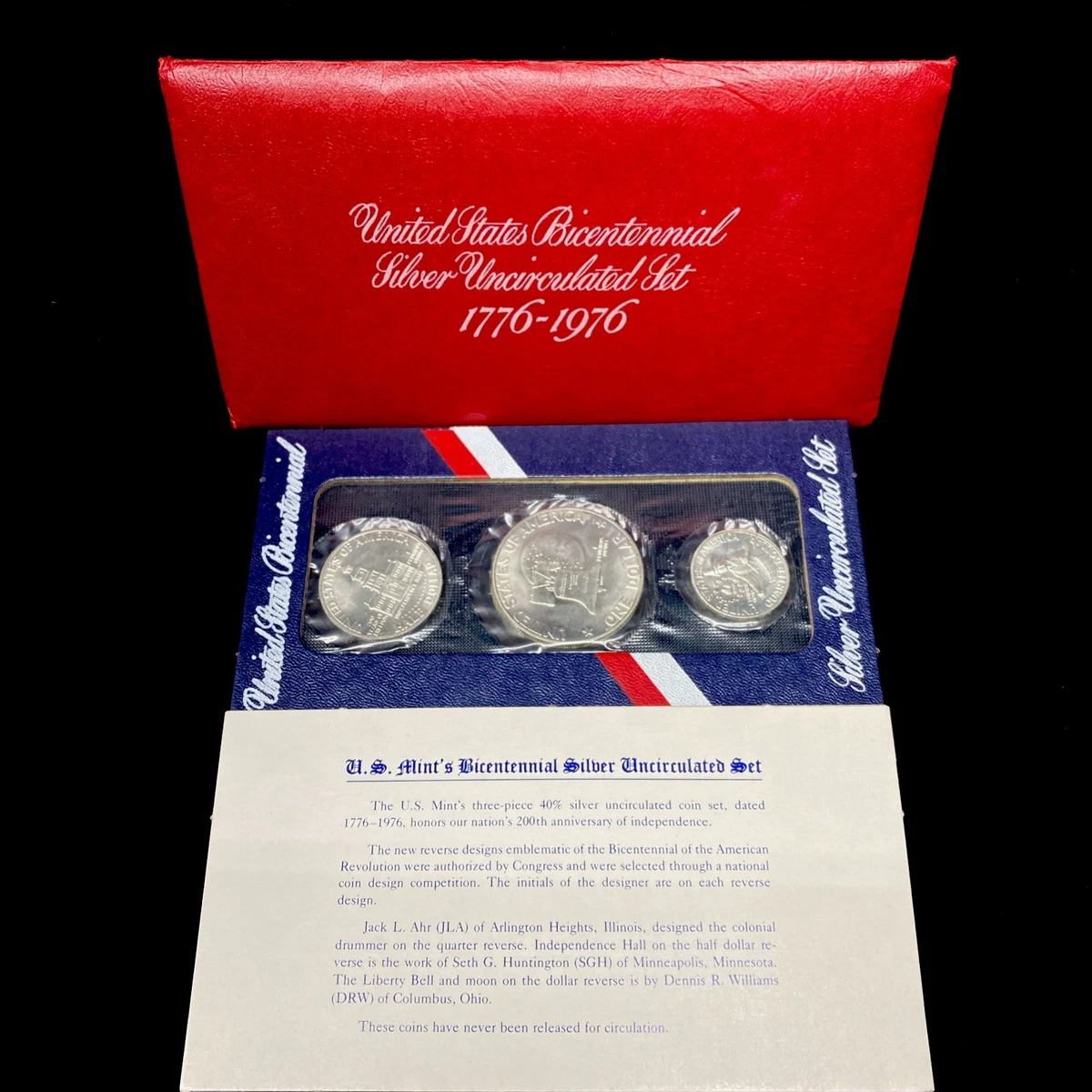 未曾流通银色1976 美国硬币铸币厂套装| eBay