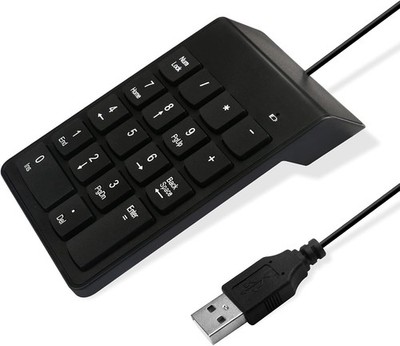 Numeric Keypad for Laptop, 10 Key USB Keypad, Portable Ultra Slim 