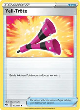 Yell-Tröte / Pokémon Karte / Deutsch / Flammende Finsternis / Nonholo