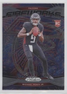2024 Panini Prizm Fireworks Michael Penix Jr #16 Rookie RC