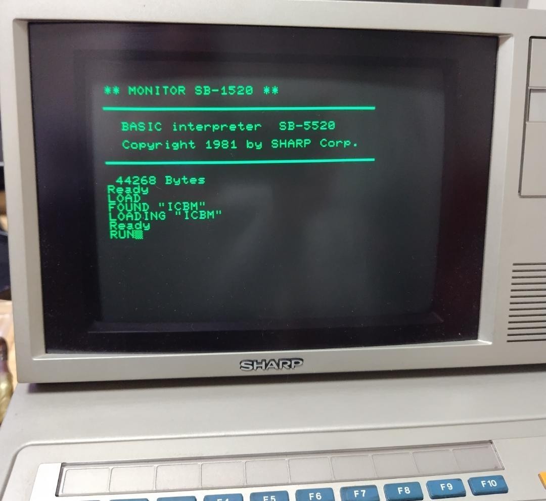 SHARP MZ-80B Personal Computer, Vintage Japan-Made Computer