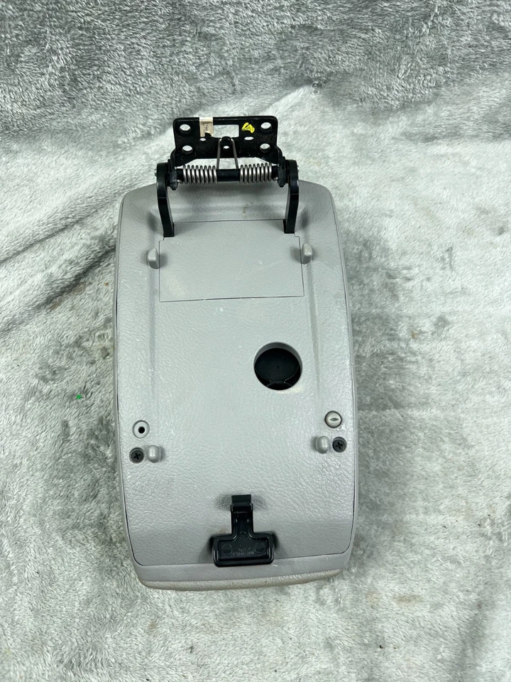 2007-2009 Kia Spectra Center Console Gray Leather Armrest Lid Storage OEM - Image 3 of 4