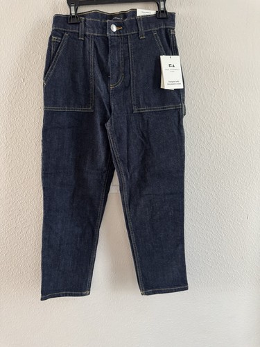 Free Assembly Blue Demin Boys Brushed Carpenter Jeans size 8 NWT - Picture 5 of 12