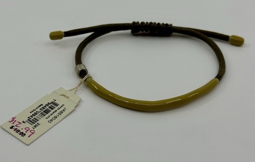 FOSSIL DIPPED Bracelet  Green And Yellow - Picture 5 of 7