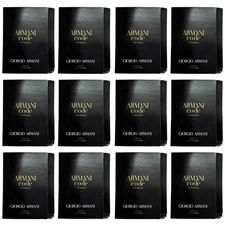 NEW Giorgio Armani Code Absolu Parfum Pour Homme Spray Vial 0.04 oz/1.2 ml x 12