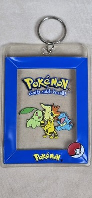 *Rare* vintage Pokémon ''Gotta Catch 'Em All!'' Card Holder keychain
