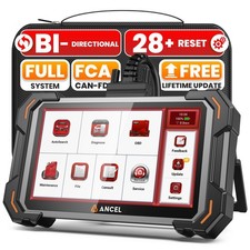 ANCEL DS500 Elite OBD2 Scanner Full System Car Code Reader Bidirectional Scan