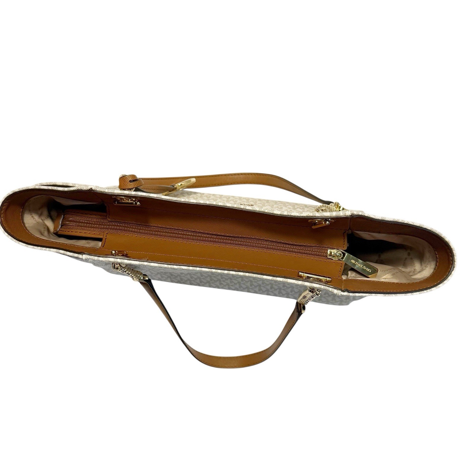 Michael Kors Jet Set Large Signature Logo Shoulder Bag thumbnail 7