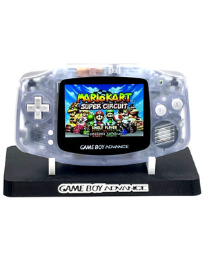 Nintendo Gameboy Advance IPS USB-C 1800mAh Backlit GBA V5 Game Boy Glacier