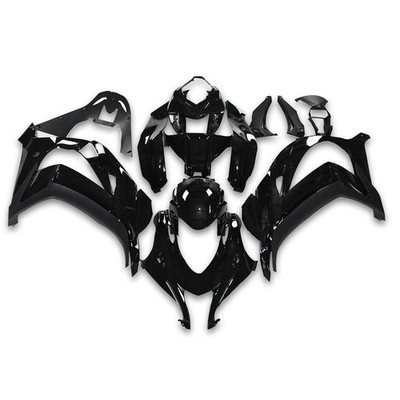 CV Injection Glossy Black Fairing Fit for Kawasaki Ninja 2016-2019 ZX10R z005