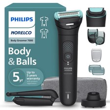 Philips Norelco Body Groomer 7000 Series, BG7490/50  9 Accessories, Black
