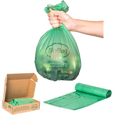 3 Gallon Compostable Food Scrap Bags by , 100 Count, BPI Certified, Meets AST...
