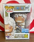 Funko Pop! One Piece Luffy Gear Five (Glow) GameStop Excl #2177 + Protector